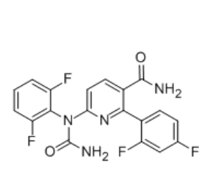 6-[(氨基羰基)(2,6-二氟苯基)氨基]-2-(2,4-二氟苯基)-3-吡啶甲酰胺，cas479543-46-9