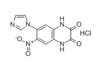 1,4-二氢-6-(1H-咪唑-1-基)-7-硝基-2,3-喹啉二酮单盐酸盐，cas154164-30-4
