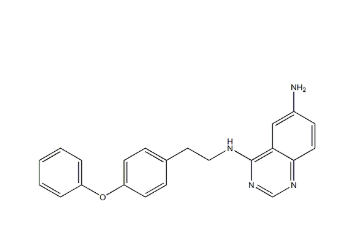 N4-[2-(4-苯氧基苯基)乙基]-4,6-喹唑啉二胺，cas545380-34-5