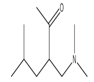 3-[(二甲基氨基)甲基]-5-甲基-2-己酮，cas91342-74-4