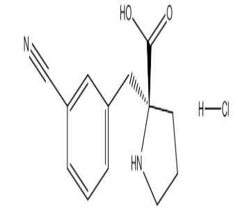 (S)-2-(3-Cyobenzyl)pyrrolidine-2-carboxylic acid hydrochloride，cas1217687-63-2