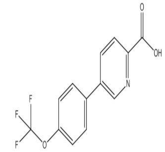 5-(4-(Trifluoromethoxy)phenyl)picolinic acid，cas851266-72-3