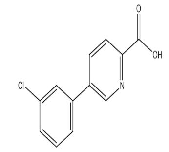 5-(3-氯苯基)皮考啉酸，cas1225547-21-6