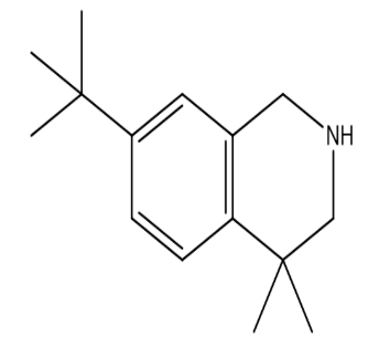 7-(tert-Butyl)-4,4-dimethyl-1,2,3,4-tetrahydroisoquinoline，cas1267182-27-3