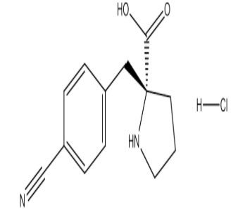 (R)-2-(4-Cyobenzyl)pyrrolidine-2-carboxylic acid hydrochloride，cas1049728-28-0