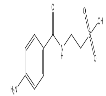 2-[(4-氨基苯甲酰)氨基]乙磺酸，cas860707-78-4