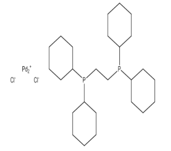 [1,2-Bis(dicyclohexylphosphino)ethe]palladium(II) chloride，cas96165-44-5