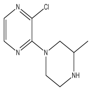 2-氯-3-(3-甲基哌嗪-1-基)吡嗪，cas651047-93-7