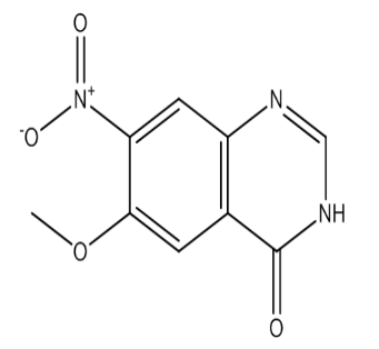 6-甲氧基-7-硝基喹唑啉-4(3H)-酮，cas196195-00-3