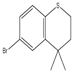 4,4-二甲基-6-溴二氢苯并噻喃，cas112110-44-8