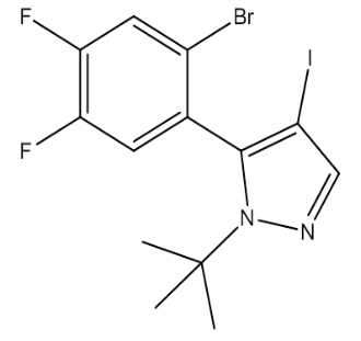 2-溴-4,5-二氟碘代吡唑,cas1206676-80-3