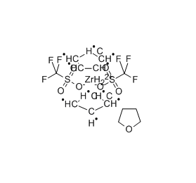 二茂锆双(三氟甲烷磺酸基)四氢呋喃加合物 cas：89672-77-5