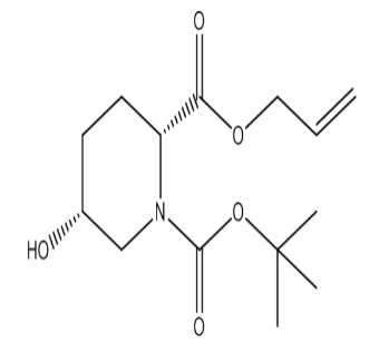 (2R,5R) - 2 - 烯丙基1 - 叔 - 丁基5 - 羟基哌啶 - 1,2 - 二羧酸二甲酯，cas396731-09-2