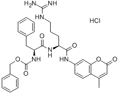 Z-苯丙胺酰-精氨酸-7-氨基-4-甲基香豆素盐酸盐,CAS:65147-22-0