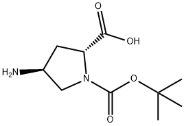 (2R,4S)-4-氨基-1-(叔丁氧基羰基)吡咯烷-2-甲酸,CAS:132622-78-7