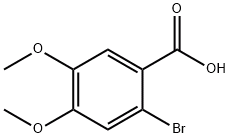 2-溴-4,5-二甲氧基苯甲酸,CAS:6286-46-0