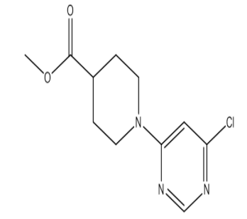 1-[4-(6-氯嘧啶)基]哌啶-4-甲酸甲酯，cas914347-88-9