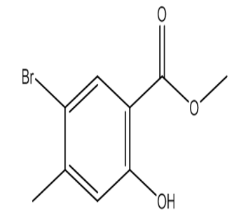 5-溴-2-羟基-4-甲基苯甲酸甲酯，cas39503-57-6