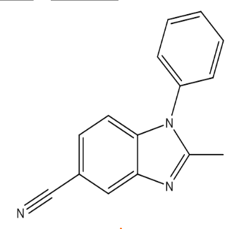 2-Methyl-1-phenyl-1H-benzo[d]imidazole-5-carbonitrile，cas63339-94-6