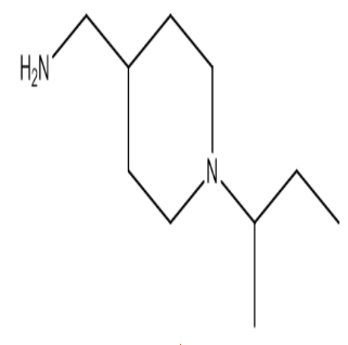(1-(sec-Butyl)piperidin-4-yl)methamine，cas1247409-53-5