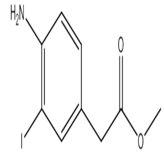 Methyl 2-(4-amino-3-iodophenyl)acetate，cas374933-81-0