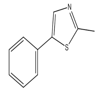 2-Methyl-5-phenylthiazole，cas19968-60-6