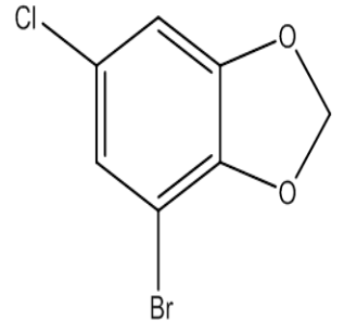 4-溴-6-氯苯并[D][1,3]1,3-二氧杂环戊烯，cas72736-56-2