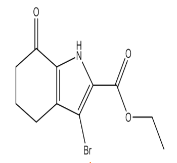 3-溴-4,5,6,7-四氢-7-氧代-1H-吲哚-2-羧酸乙酯，cas174504-72-4
