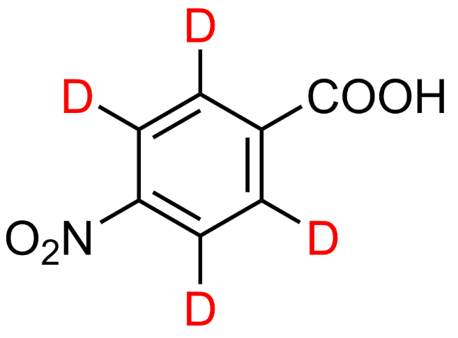 4-硝基苯甲酸-D4 cas：171777-66-5