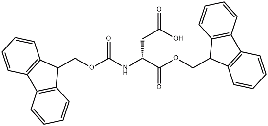 N-芴甲氧羰基-D-天冬氨酸 1-(9H-芴-9-基甲基)酯,CAS:214852-35-4