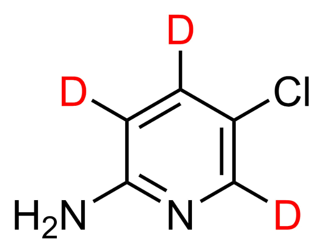 5-氯-2-氨基吡啶-3,4,6-D3 cas：1093384-99-6