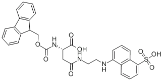 N2-[芴甲氧羰基]-N-[2-[(5-磺基-1-萘基)氨基]乙基]-L-天冬氨酰胺,CAS:182253-73-2