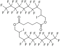 Hexedioic acid,1,6-bis(4,4,5,5,6,6,7,7,8,8,9,9,10,10,11,11,11-heptadecafluoro-2-iodoundecyl)ester,cas:238742-84-2