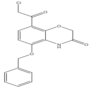 5-(苄氧基)-8-(2-氯乙酰基)-2H-苯并[B][1,4]恶嗪-3(4H)-酮，cas1035229-33-4