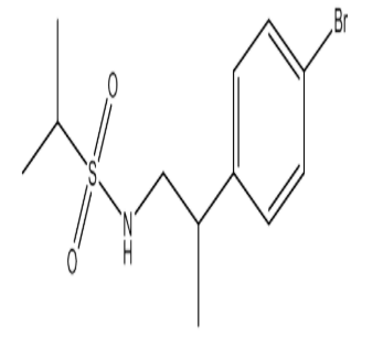 N-(2-(4-溴苯基)丙基)丙烷-2-磺酰胺，cas211311-65-8