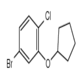 4-Bromo-1-chloro-2-(cyclopentyloxy)benzene，cas1280786-86-8