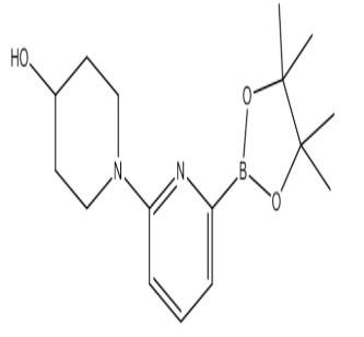 1-(6-(4,4,5,5-Tetramethyl-1,3,2-dioxaborol-2-yl)pyridin-2-yl)piperidin-4-ol,cas1313040-65-1