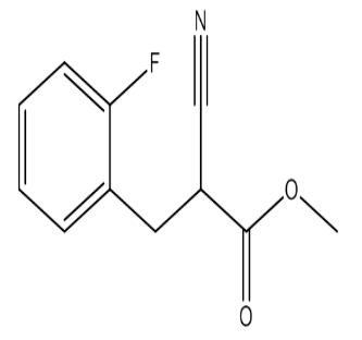 Methyl 2-cyo-3-(2-fluorophenyl)propoate，cas67571-38-4