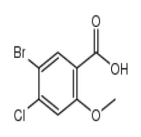 5-溴-4-氯-2-甲氧基苯甲酸，cas95383-17-8