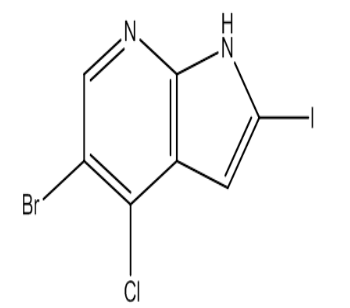 5-Bromo-4-chloro-2-iodo-1H-pyrrolo[2,3-b]pyridine，cas876343-87-2