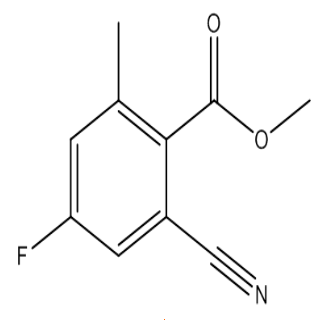 2-氰基-4-氟-6-甲基苯甲酸甲酯，cas877151-43-4