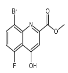 Methyl 8-bromo-5-fluoro-4-hydroxyquinoline-2-carboxylate，cas1133115-48-6