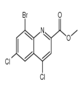 Methyl 8-bromo-4,6-dichloroquinoline-2-carboxylate，cas1150164-76-3