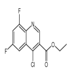 4-氯-6,8-二氟喹啉-3-甲酸乙酯，cas150258-20-1