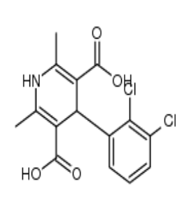 4-(2,3-Dichlorophenyl)-2,6-dimethyl-1,4-dihydropyridine-3,5-dicarboxylic acid，cas138279-32-0