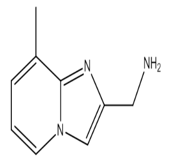 (8-甲基咪唑并[1,2-A]吡啶-2-基)甲胺，cas518064-47-6