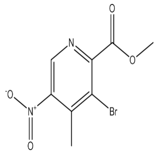3-溴-4-甲基-5-硝基吡啶甲酸甲酯，cas1150618-07-7