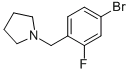 1-(4-溴-2-氟苯甲基)吡咯烷,cas:283173-83-1