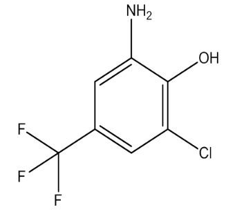 2-Amino-6-chloro-4-(trifluoromethyl)phenol，cas78068-81-2