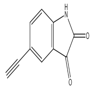 5-Ethynylindoline-2,3-dione，cas1344898-23-2